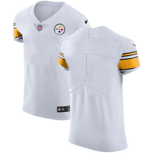 Nike Steelers Blank White Men's Stitched NFL Vapor Untouchable Elite Jersey - Click Image to Close
